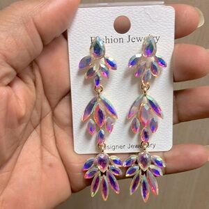 Iridescent earrings